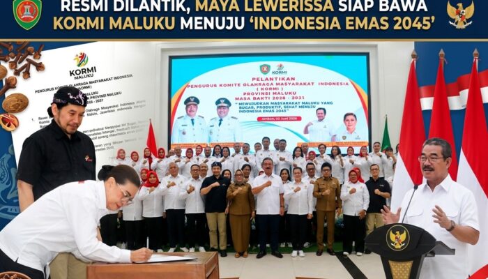 Resmi Dilantik, Maya Lewerissa Siap Bawa KORMI Maluku Menuju ‘Indonesia Emas 2045’