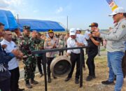Bupati Kab Buru Ikram Umasugi S.E Meresmikan Irigasi Perpompaan Embung dan Dam Parit