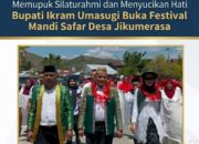 Memupuk Silaturahmi dan Menyucikan Hati Bupati Ikram Umasugi Buka Festival Mandi Safar Desa Jikumerasa 